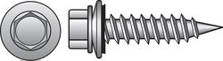 HILLMAN No. 10 Ga. X 2-1/2 in. L Hex Hex Head Screws w/Washers 1 pk