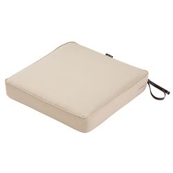 Classic Accessories Montlake Antique Beige Polyester Seat Cushion 3 in. H X 19 in. W X 19 in. L