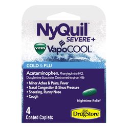 Vicks NyQuil VapoCOOL Green Cold & Flu Relief