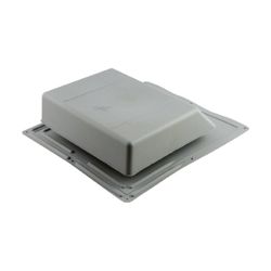 Air Vent 14.9 in. H X 16.5 in. W X 28 in. L X 9 in. D Gray Plastic Roof Vent