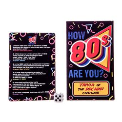 Scobie Boxer Gifts 80s Trivia Card Game Multicolored
