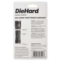Dorcy DieHard 800 lm Gray LED Flashlight AAA Battery
