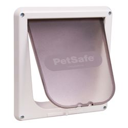PetSafe 8 in. H X 7-1/2 in. W Small Plastic 4-Way Locking Pet Door