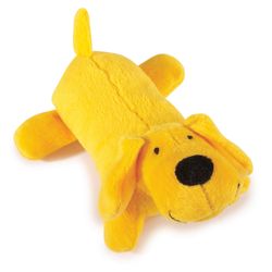 Zanies For Dog Yellow Plush Lil' Yelpers Squeaky Dog Toy Small