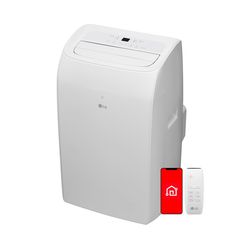 LG 350 sq ft 2 speed 8,350 DOE (12,000 ASHRAE) BTU Portable Air Conditioner with Remote