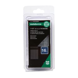 Metabo HPT 1-1/2 in. L X 16 Ga. Straight Strip Electro Galvanized Finish Nails 1000 pk