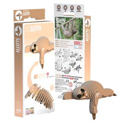 Safari Ltd. Eugy Sloth 3D Puzzle Tan