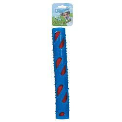 Boss Pet Digger's For Dog Blue Rubber Crinkle Stuff Stick Dog Toy 1 pk