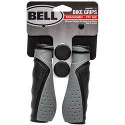 Bell Sports Comfort 750 Rubber Bike Grips Grey/Black