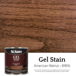 Old Masters Semi-Transparent American Walnut Oil-Based Alkyd Gel Stain 1/2 pt