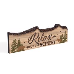 P Graham Dunn 6.5 in. H X 23.5 in. L Multicolored Wood Barky Sign