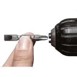 Century Drill & Tool Phillips/Slotted #3/#10-12 X 2 in. L Double-Ended Screwdriver Bit S2 Tool Steel