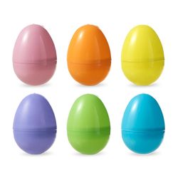 Glitzhome Easter Eggs Plastic 90 pk