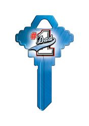 Hy-Ko #1 Dad House/Office Key Blank 68 Single For Schlage Locks Multicolored