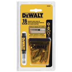 DeWalt Assorted X 1 in. L Drive Guide Bit Set Heat-Treated Steel 16 pc