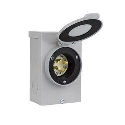 Reliance Controls PB Series 30 amps 120/240 V 1 space 1 circuits Surface Mount Power Inlet Box