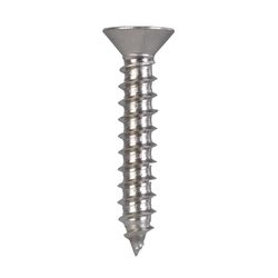HILLMAN No. 12 Ga. X 1-1/4 in. L Phillips Flat Head Sheet Metal Screws 100 pk
