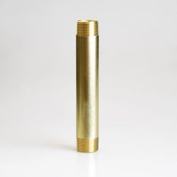 ATC 3/4 in. MPT X 3/4 in. D MPT Yellow Brass Nipple 6 in. L