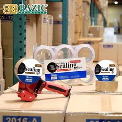 Bazic Products 2.5 in. W X 10 in. L Packaging Tape with Dispenser
