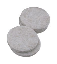 Shepherd Hardware Felt Self Adhesive Bumper Pad Gray Round 1 in. W 4 pk