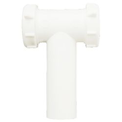 Keeney 1-1/2 in. Slip in. X 1-1/2 in. D Slip Plastic Tee 1 pk