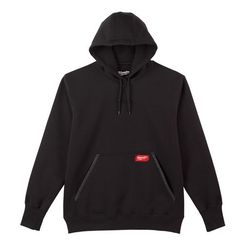 Milwaukee S Long Sleeve Unisex Hooded Hoodie Black