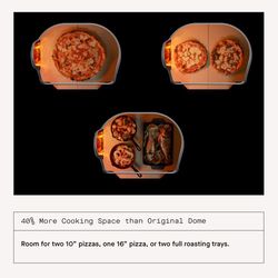 Gozney Dome (Gen 2) Propane Gas/Wood Outdoor Pizza Oven Bone