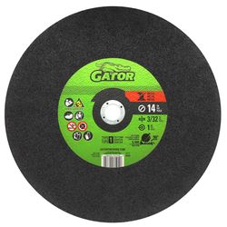 Gator 14 in. D X 1 in. X 3/32 in. thick Aluminum Oxide Type 1 Metal Cut-Off Blade 1 pc