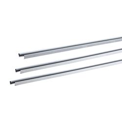 M-D Building Products Black Aluminum/Vinyl Top & Sides Door Seal For Door Jambs 84 in. L X 0.25 in.