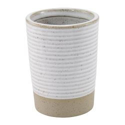 Avanti Linens Drift White Ceramic Tumbler