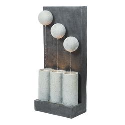 Alpine Polyresin/Stone Brown Fountain