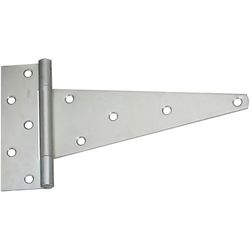 National Hardware 12 in. W X 12 in. L Zinc Plated Steel Heavy Duty T Hinge 1 pk