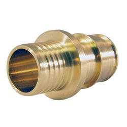 Apollo 1/2 in. Barb in to X 1/2 in. D PEX Barb Brass Coupling