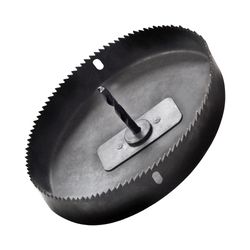 Eazypower Isomax Corn Hole 6 in. Carbon Steel 8 in. L X 1/4 in. D Hole Saw Arbor Included