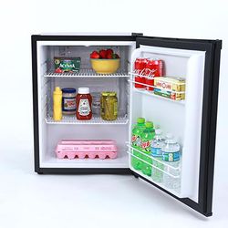 Avanti 2.2 cu ft Black Stainless Steel Compact Refrigerator 230 W