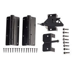 Fortress Building Products Athens 5 in. H X 9 in. W X 5  L Black Aluminum Hardware Kit