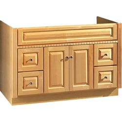 Hardware House Maplewood Gloss Brown Base Cabinet 48 in. W X 21 in. D X 31.5 in. H
