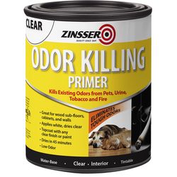 Zinsser Clear Water-Based Acrylic Odor Killing Primer 1 qt