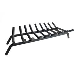 Pleasant Hearth Black Steel Fireplace Grate