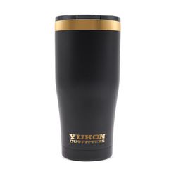Yukon Outfitters 20 fl. oz. Black/Gold PVD BPA Free Double Wall Tumbler