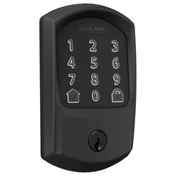 Schlage Encode Matte Black Metal Wi-Fi Deadbolt