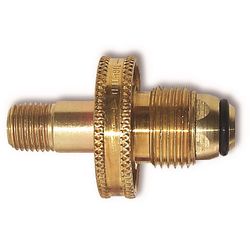 Flame Engineering Hand-Tighten 1/4 in. D Brass Excess Flow POL Fitting