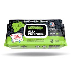 Crocodile Cloth Fresh Scent All Purpose Cleaner Wipes 80 ct