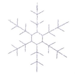 Celebrations LED Snowflake Silhouette 14.5 in. Hanging Decor