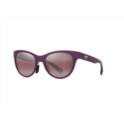 Maui Jim Hulahe Sunglasses Women's Metal Matte Violet Frame Maui Rose Lens Polarized