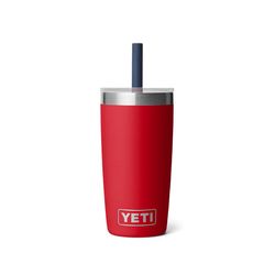 YETI Rambler Jr 10 oz Navy Patriotic BPA Free Kids Cups with Silicone Straw