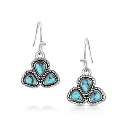 Montana Silversmiths Women's Dakota Skies Turquoise Earrings