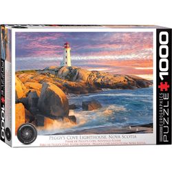 Eurographics Peggy’s Cove Lighthouse Nova Scotia Jigsaw Puzzles Multicolored 1000 pc