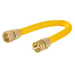 Eastman 3/4 in. FIP in. X 3/4 in. D FIP 36 in. Stainless Steel Gas Connector
