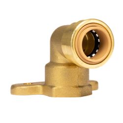 QuickFitting Push to Connect 1/2 in. PF in. Brass 90-Degree Hy-Ear Elbow